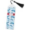 Dolphins Bookmark with tassel - Flat