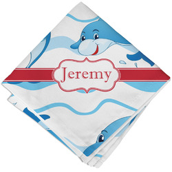 Dolphins Cloth Napkin w/ Name or Text