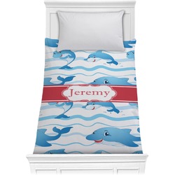 Dolphins Comforter - Twin (Personalized)
