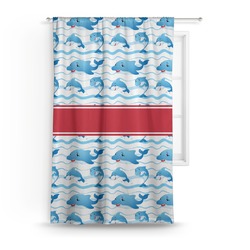 Dolphins Curtain - 50"x84" Panel