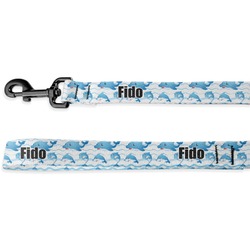 Dolphins Deluxe Dog Leash - 4 ft (Personalized)