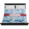 Dolphins Duvet Cover - King - On Bed - No Prop