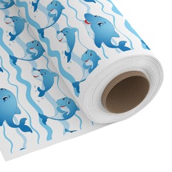 Dolphins Fabric by the Yard - PIMA Combed Cotton