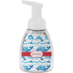 Dolphins Foam Soap Bottle - White (Personalized)