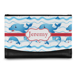 Dolphins Genuine Leather Women's Wallet - Small (Personalized)