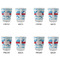 Dolphins Glass Shot Glass - Standard - Set of 4 - APPROVAL