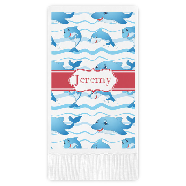 Custom Dolphins Guest Paper Towels - Full Color (Personalized)