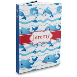 Dolphins Hardbound Journal - 7.25" x 10" (Personalized)