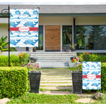 Dolphins Large Garden Flag - Single Sided (Personalized)