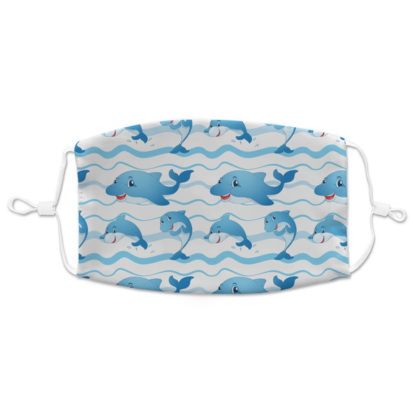 Custom Dolphins Adult Cloth Face Mask - XLarge