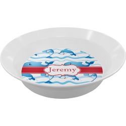 Dolphins Melamine Bowl - 12 oz (Personalized)