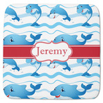 Dolphins Memory Foam Bath Mat - 48"x48" (Personalized)