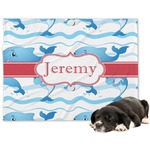 Dolphins Dog Blanket - Large (Personalized)