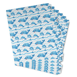Dolphins Binder Tab Divider - Set of 6 (Personalized)