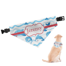 Dolphins Dog Bandana - XLarge (Personalized)