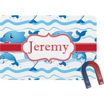 Dolphins Rectangular Fridge Magnet (Personalized)