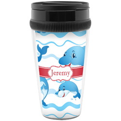 Dolphins Acrylic Travel Mug without Handle (Personalized)