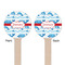 Dolphins Wooden 7.5" Stir Stick - Round - Double Sided - Front & Back