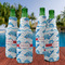 Dolphins Zipper Bottle Cooler - Set of 4 - LIFESTYLE