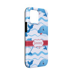 Dolphins iPhone Case - Rubber Lined - iPhone 13 Mini (Personalized)