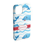 Dolphins iPhone Case - Plastic - iPhone 15 Pro (Personalized)