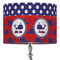 Whale 16" Drum Lampshade - ON STAND (Fabric)