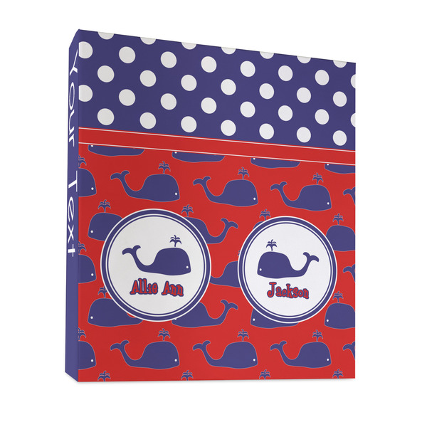 Custom Whale 3 Ring Binder - Full Wrap - 1" (Personalized)