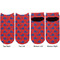 Whale Adult Ankle Socks - Double Pair - Front and Back - Apvl