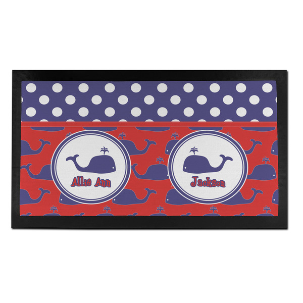 Custom Whale Bar Mat - Small (Personalized)