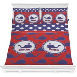 Whale Comforter Set - Full / Queen (Personalized)