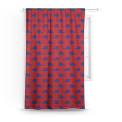 Whale Curtain - 50"x84" Panel