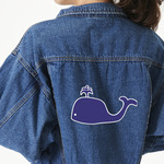 Whale Large Custom Shape Patch - 2XL