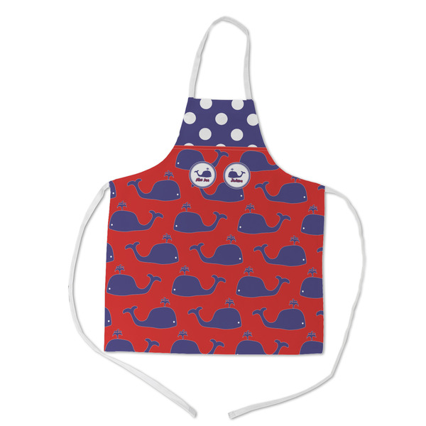 Custom Whale Kid's Apron - Medium (Personalized)