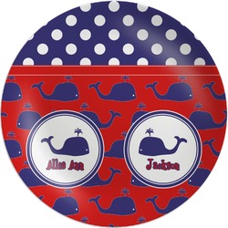 Whale Melamine Plate (Personalized)