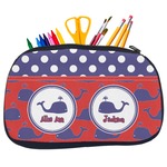 Whale Neoprene Pencil Case - Medium w/ Name or Text