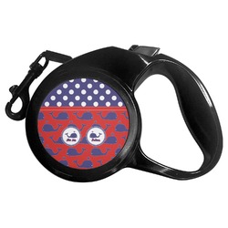 Whale Retractable Dog Leash - Large (Personalized)