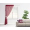 Whale Sheer Curtain With Window and Rod - in Room Matching Pillow