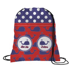 Whale Drawstring Backpack - Medium (Personalized)