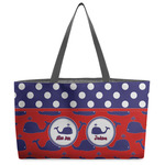 Whale Beach Totes Bag - w/ Black Handles (Personalized)