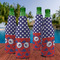 Whale Zipper Bottle Cooler - Set of 4 - LIFESTYLE