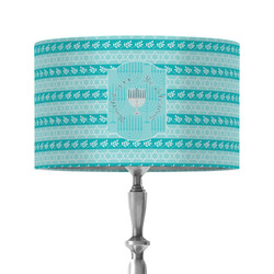 Hanukkah 12" Drum Lamp Shade - Fabric (Personalized)