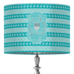 Hanukkah 16" Drum Lamp Shade - Fabric (Personalized)