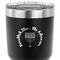 Hanukkah 30 oz Stainless Steel Ringneck Tumbler - Black - CLOSE UP