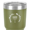 Hanukkah 30 oz Stainless Steel Ringneck Tumbler - Olive - Close Up