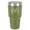 Hanukkah 30 oz Stainless Steel Ringneck Tumbler - Olive - Front