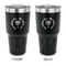 Hanukkah 30 oz Stainless Steel Ringneck Tumblers - Black - Double Sided - APPROVAL