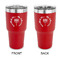 Hanukkah 30 oz Stainless Steel Ringneck Tumblers - Red - Double Sided - APPROVAL