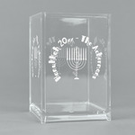 Hanukkah Acrylic Pen Holder (Personalized)