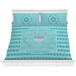 Hanukkah Comforter Set - King (Personalized)