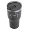 Hanukkah Black RTIC Tumbler - (Above Angle)